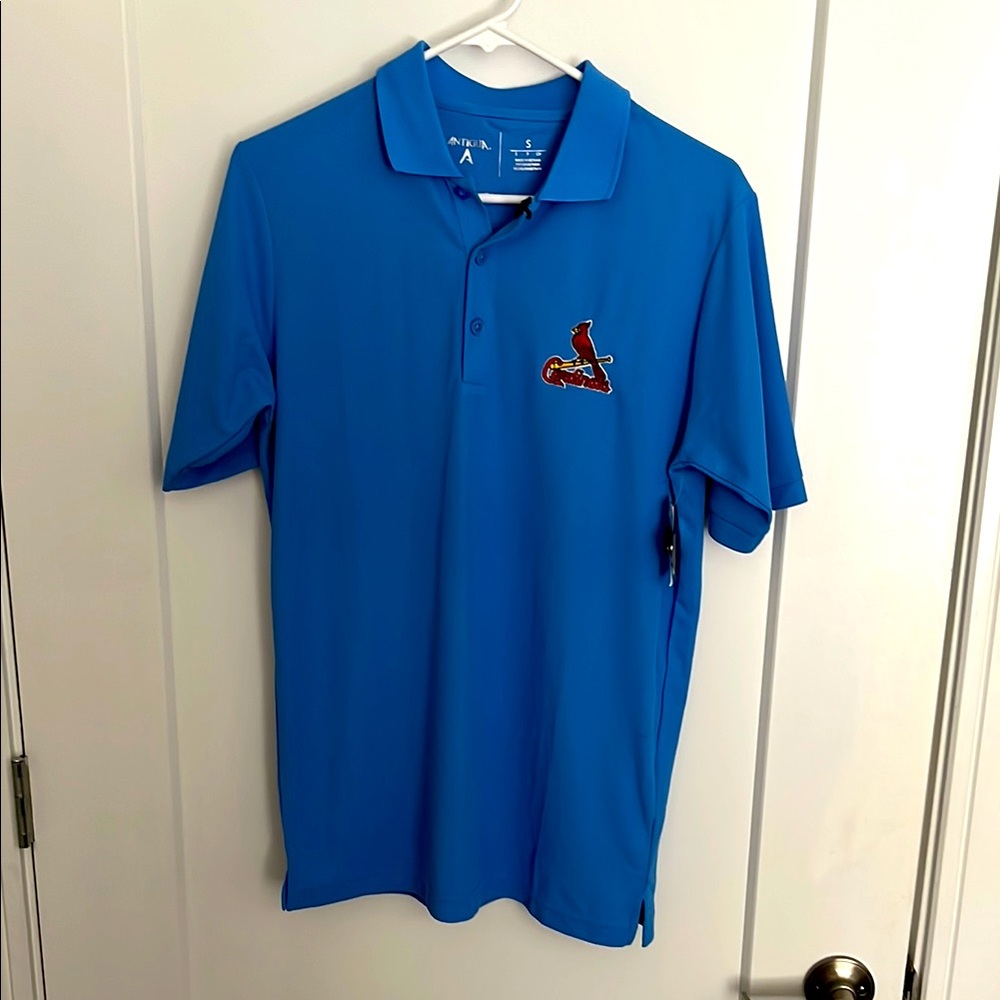 St. Louis Cardinals Baby Blue Polo Shirt